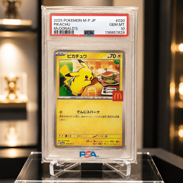 Pikachu McDonald's Promo #020/M-P (Japanese) – PSA 10 Gem Mint