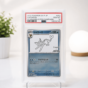 Vaporeon Yu Nagaba Promo #063/SV-P (Japanese) – PSA 10 Gem Mint
