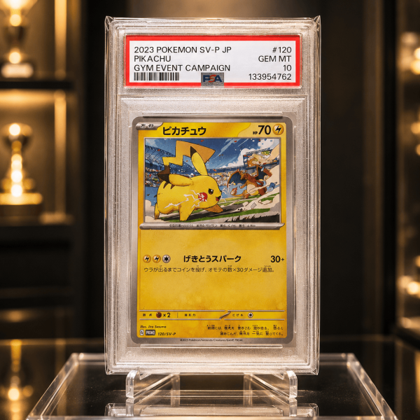 Pikachu Gym Event Campaign #120/SV-P (Japanese) – PSA 10 Gem Mint