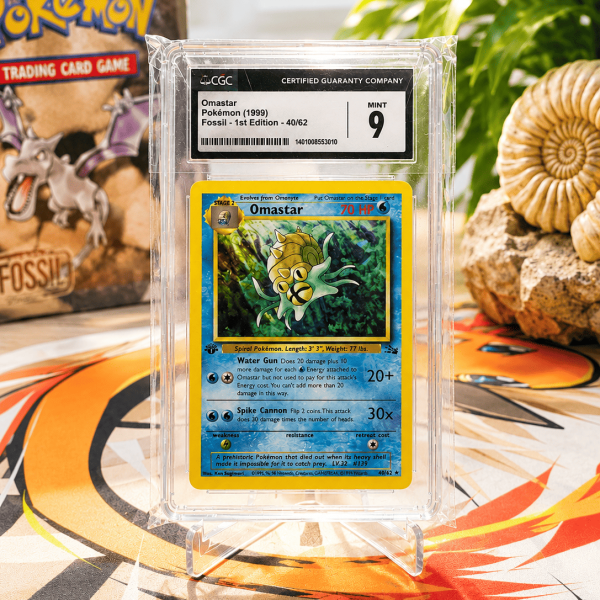 Omastar 1st Edition – Fossil Set 40/62 (CGC Mint 9)