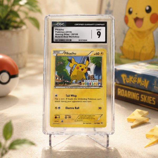 Pikachu Build-A-Bear Workshop Promo (Roaring Skies 20/108) - CGC 9 Mint