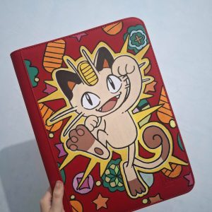 Meowth TCG Binder – Lucky Coin Full-Art 9-Pocket Card Album