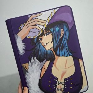 Nico Robin TCG Binder – Purple Elegance Full-Art 9-Pocket Card Album