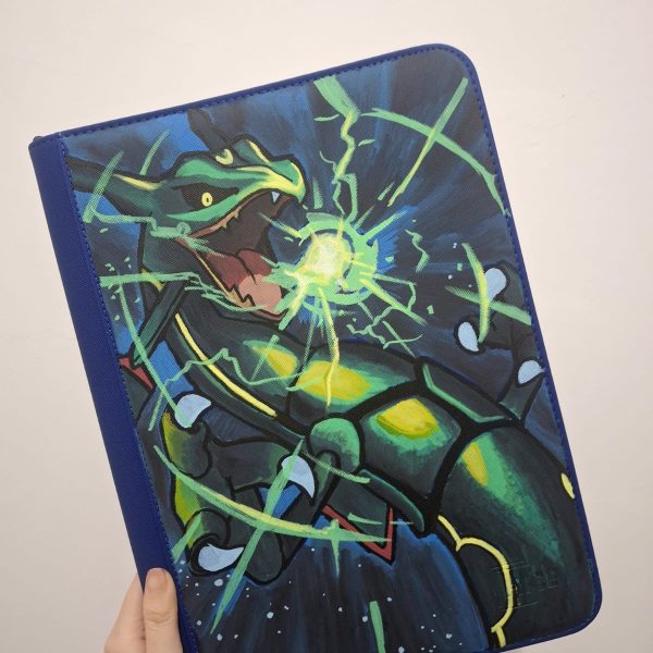 Rayquaza TCG Binder – Emerald Dragon Full-Art 9-Pocket Card Album